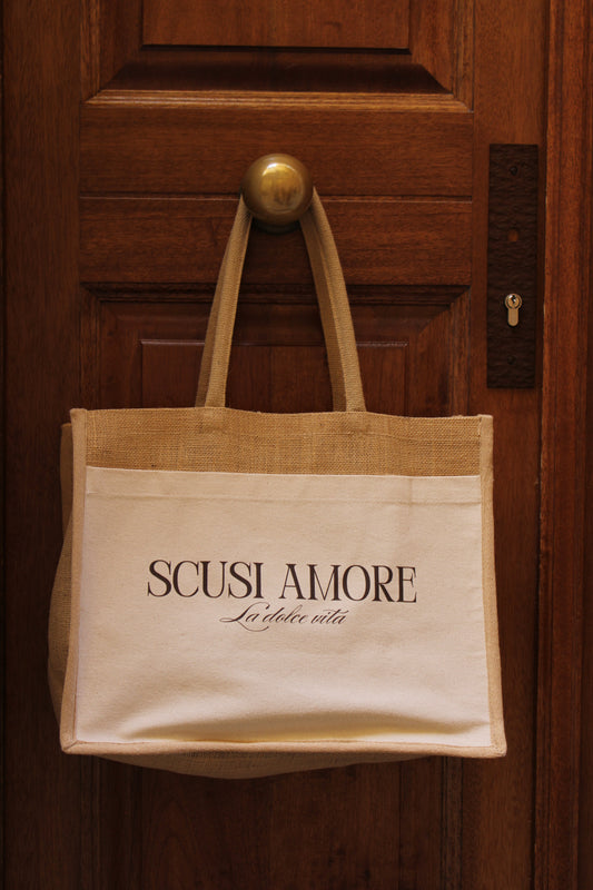 Cabas "SCUSI AMORE"