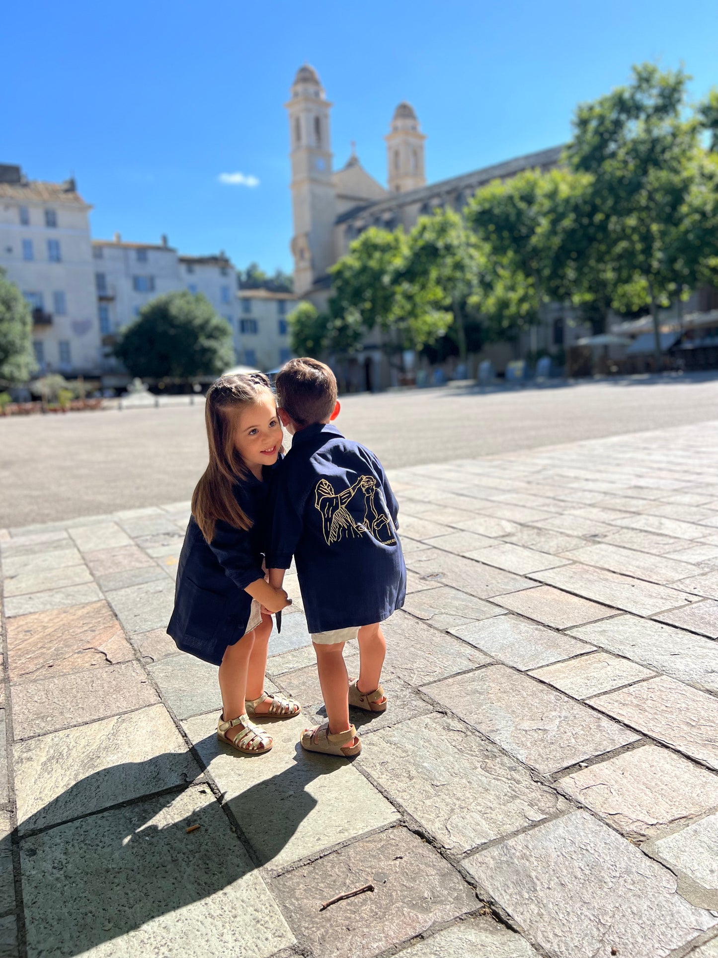 Bleu de chine Enfant