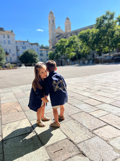 Bleu de chine Enfant