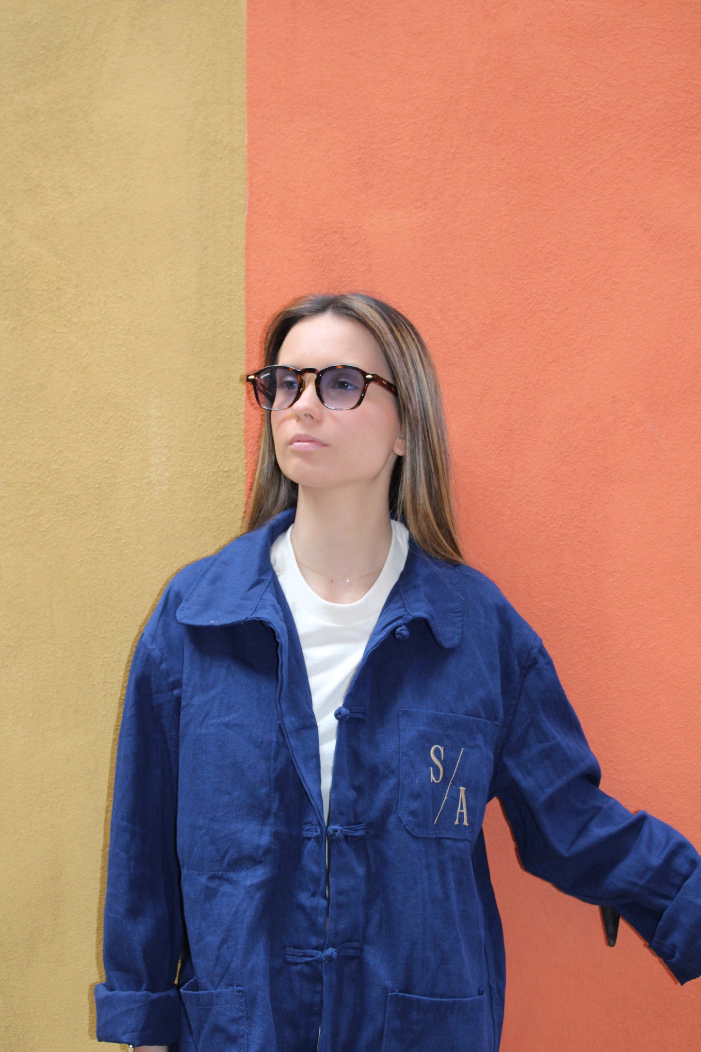 Bleu de chine (bleu) "A SIGNADORA"