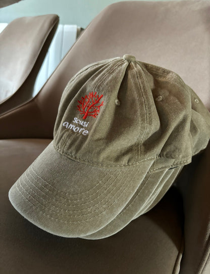 CASQUETTE SCUSI AMORE BEIGE