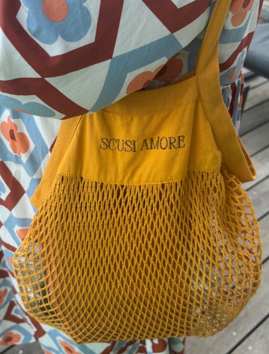 SAC FILET JAUNE